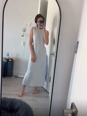 chinese dress ladies Moon Vertical Cut Cloud Hem Bandeau Dress main image 0